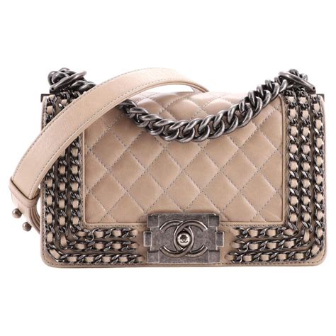 chanel medium boy chained flap bag|chanel boyfriend bag small.